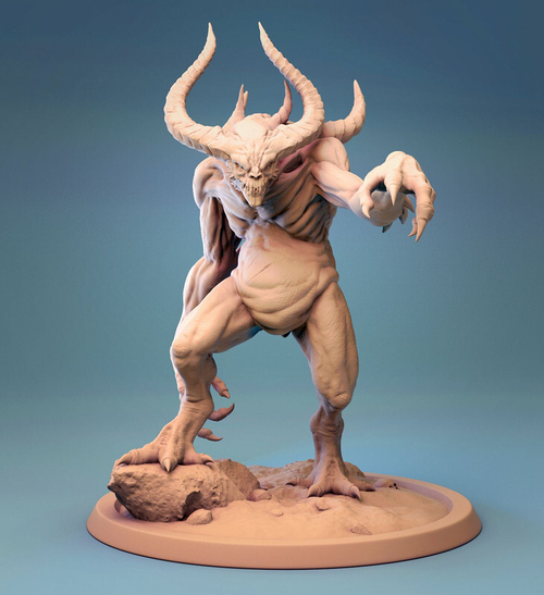 Демон принц бес суккуб монстр миниатюра для dnd, днд, pathfinder, фентези, Настольная игра, НРИ, Варгейм, РПГ