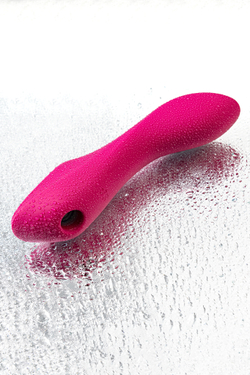 Вакуум-волновой бесконтактный стимулятор клитора Satisfyer Curvy Trinity 3, силикон, красный