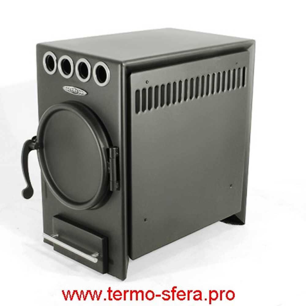 Дровяная печь Нормаль-2 Турбо антрацит, НК, ТЗ