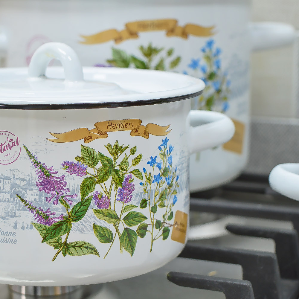 Набор кастрюль "Гербарий"