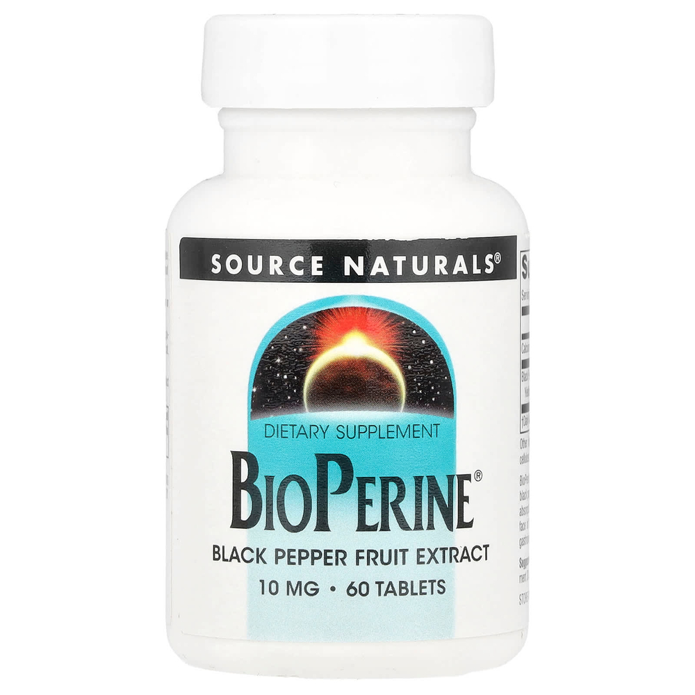 Source Naturals, BioPerine®, 60 таблеток