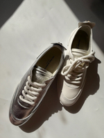 Базовые кеды из натуральной кожи Base white comfort