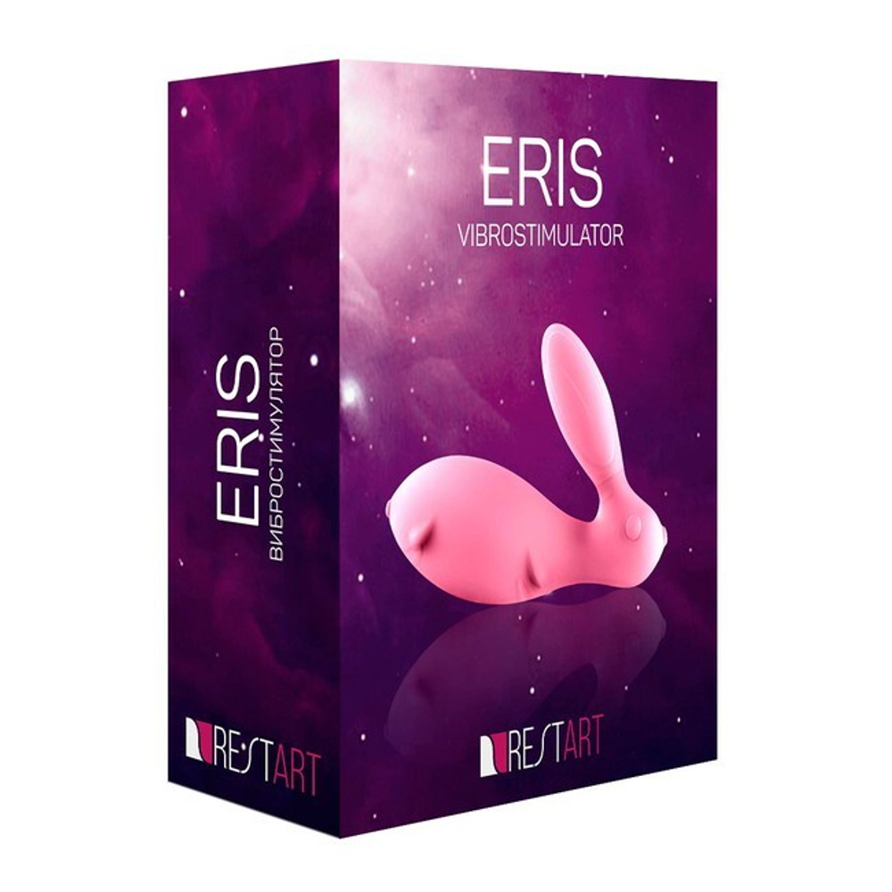 Многофункциональный вибростимулятор в форме зайчика Eris с пультом (10 режимов) (Цвет: нежно-розовый)