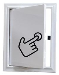 Люк сантехнический ревизионный 300х300 мм с замком защелкой