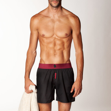 Мужские шорты купальные черные CASANOVA 0011