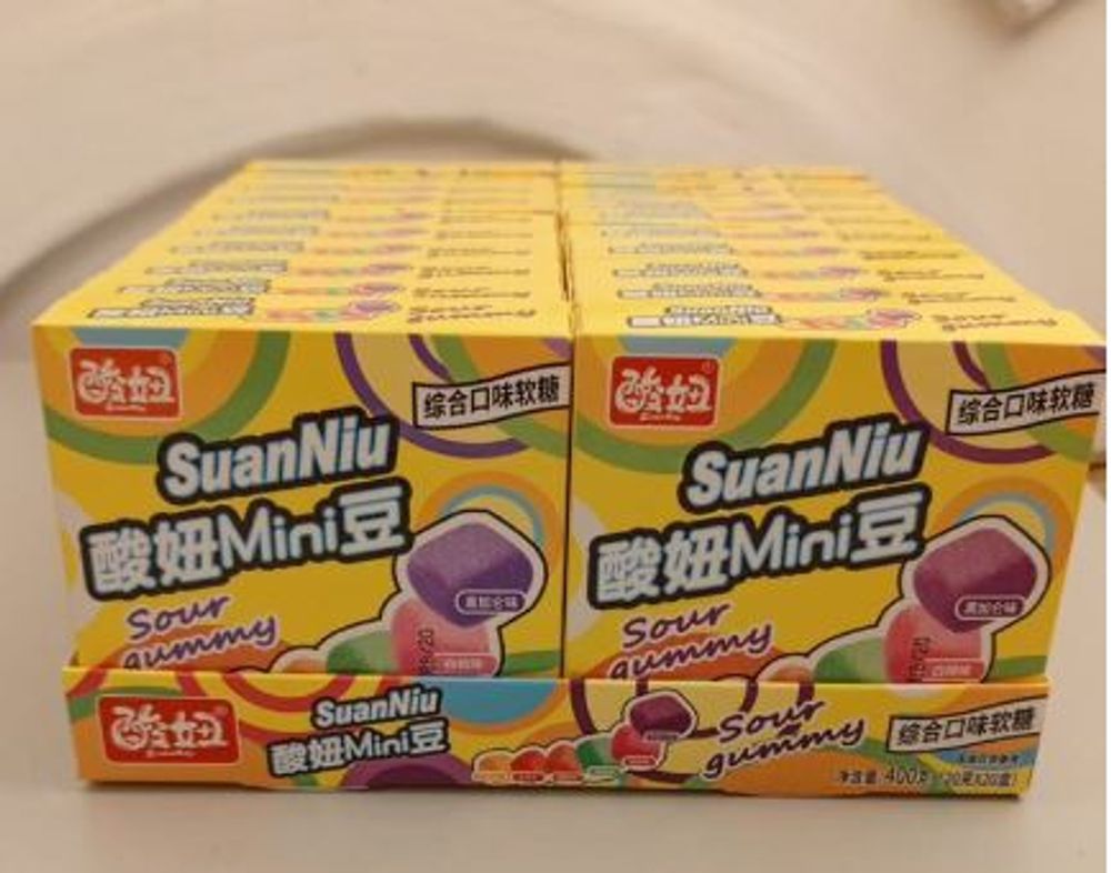 Конфеты жевательные кислые Suanniu
