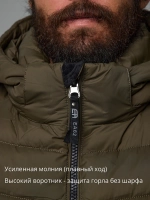 Куртка зимняя короткая с капюшоном