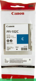 Картридж Canon PFI-102C голубой (0896B001)