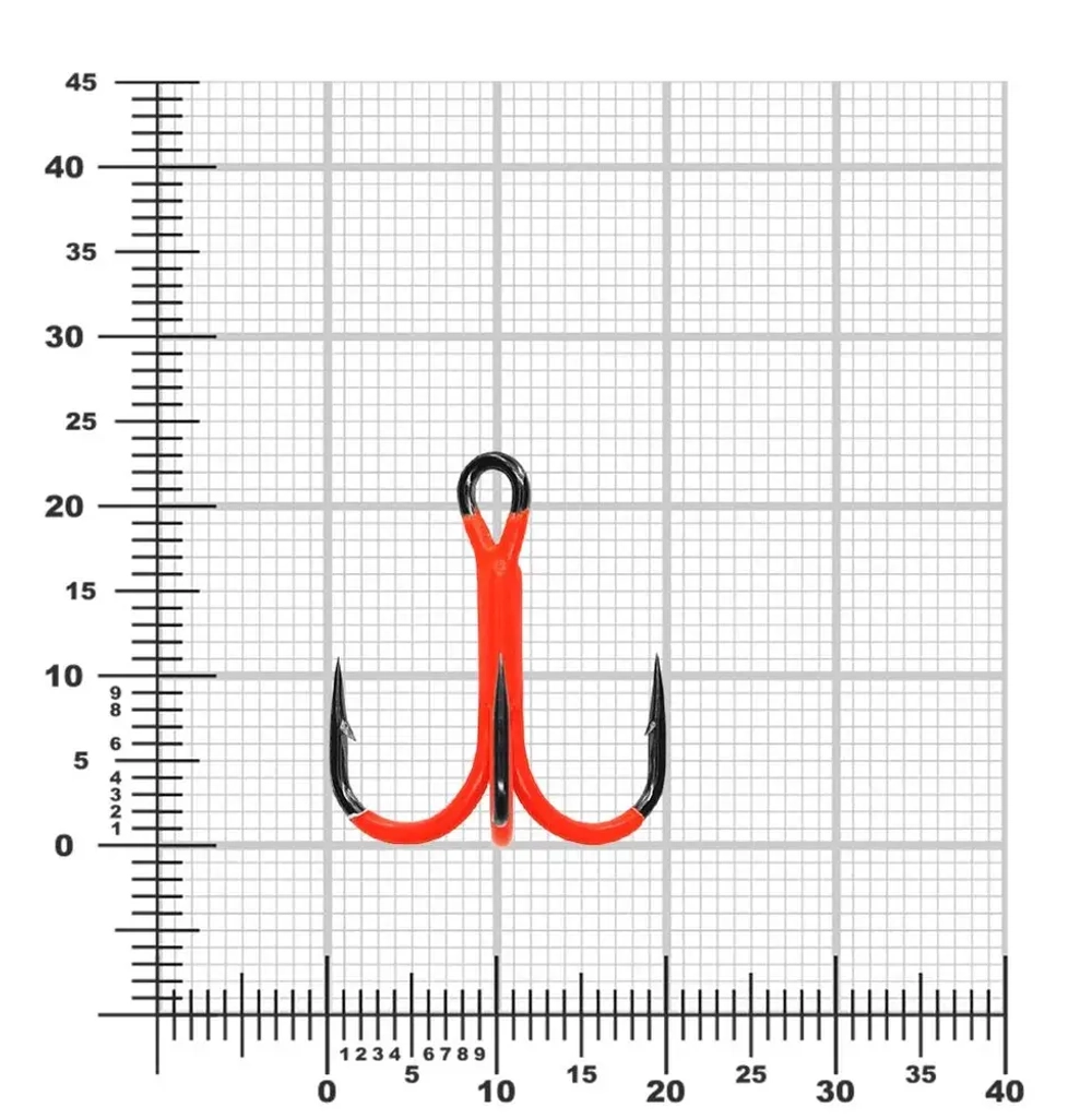 Крючки Vido Craft ST-36 BN "Тройник крашеный" (5шт/уп)