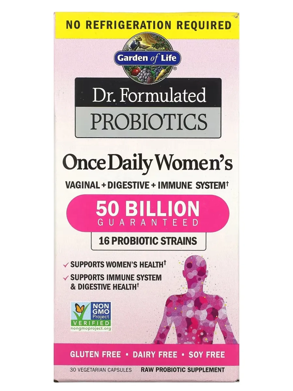 Dr. Formulated Пробиотик для женщин 50 млрд КОЕ 30 капсул