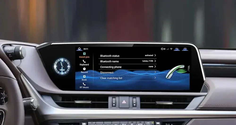 Магнитола для Lexus ES 2018-2021 (тач-пад) - Carmedia MRW-3815A Android 11, 8ГБ-64ГБ, SIM-слот, CarPlay