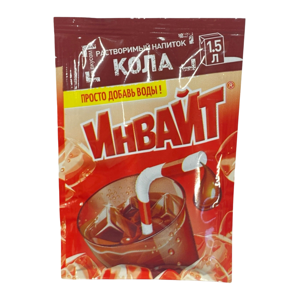 Растворимый напиток ИНВАЙТ Кола 12г*24шт*6 блоков