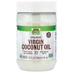 NOW Foods, Real Food, органическое кокосовое масло первого отжима, 355 мл (12 жидк. унций)