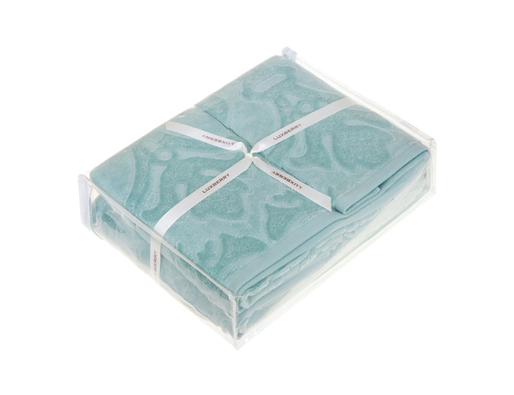 Полотенце 30х50 Luxberry Barocco аквамарин