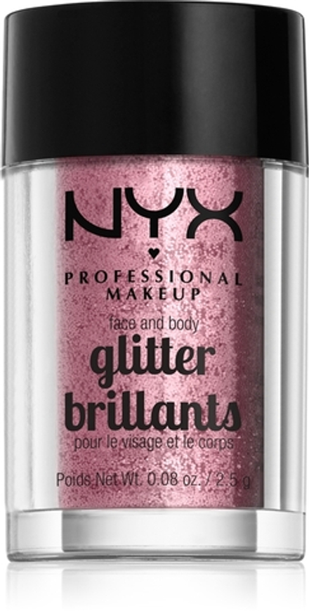 NYX Professional Makeup Face & Body Glitter Brillants - Блеск для лица и тела, 2,5 g
