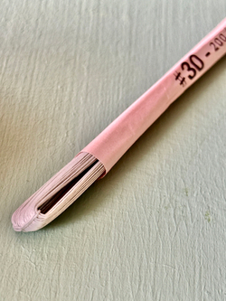 Проволока японская длинная формат U № 30 Белая, длина 72 см согнута пополам, 100 штук.