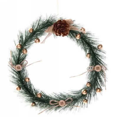 Венок новогодний d-17 см «Зимняя сказка»