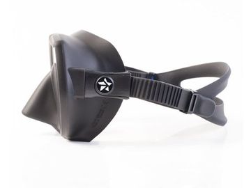 Маска с просветленными линзами Sargan Ирень Черный силикон Черная рамка