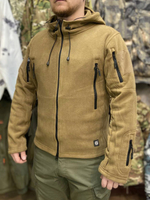 Флисовая кофта Han-Wild с капюшоном Песок