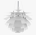 Pendant design lamp PH Artichok by Louis Poulse D48 (champagne)