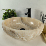 Раковина из оникса Erozy Yellow EO-64395 52*42*15 0160