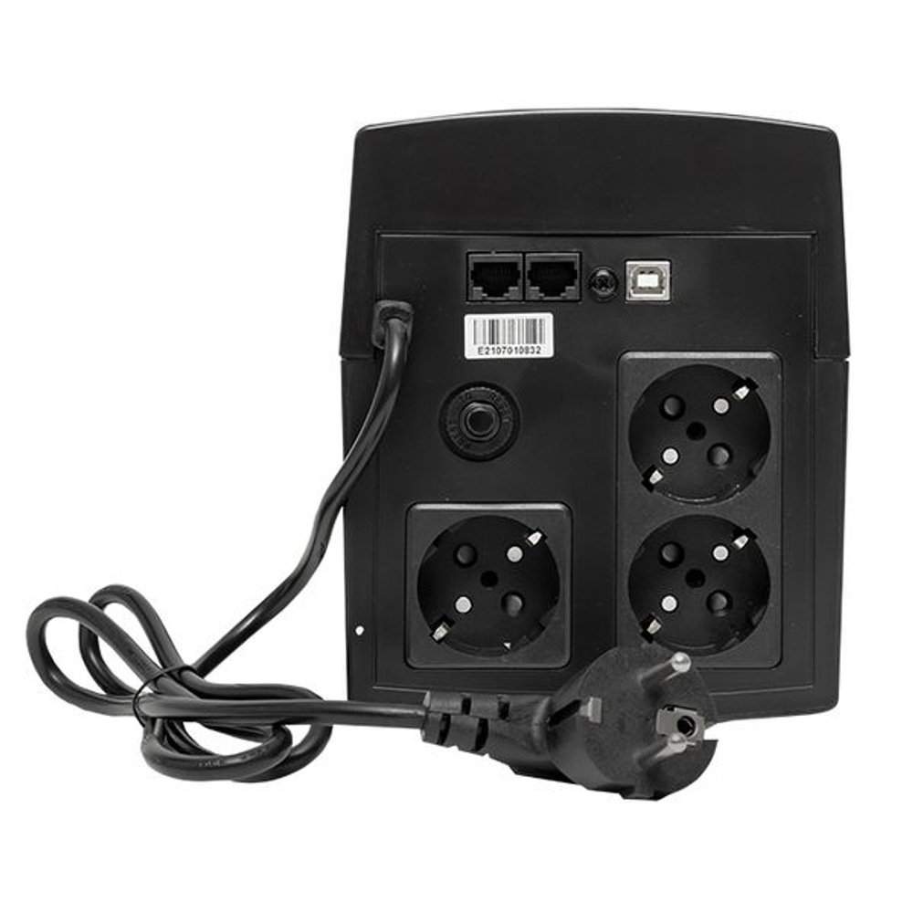 ИБП E-Power SSW 200 1200 ВА /720 Вт,USB,RJ45, 3xSchuko