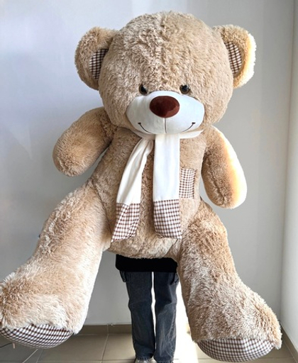Большой плюшевый медведь 2 метра