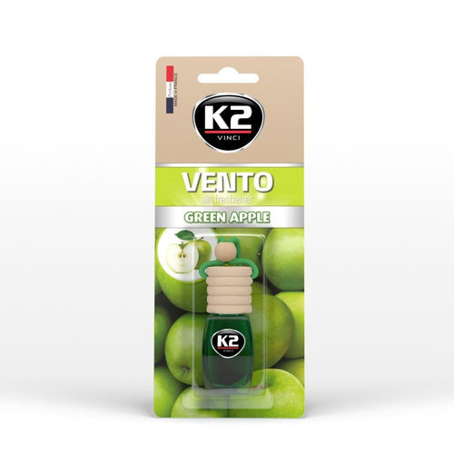 АРОМАТИЗАТОР С ПОДВЕСКОЙ "К2" VENTO GREEN APPLE 8ML