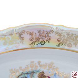 Блюдо овальное Repast Мадонна перламутр Мария-тереза 38 см