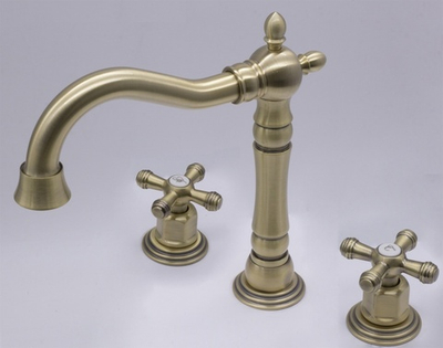 370112-D Смеситель на борт раков. БРОНЗ (3 отв.) ViEiR (10/1шт)