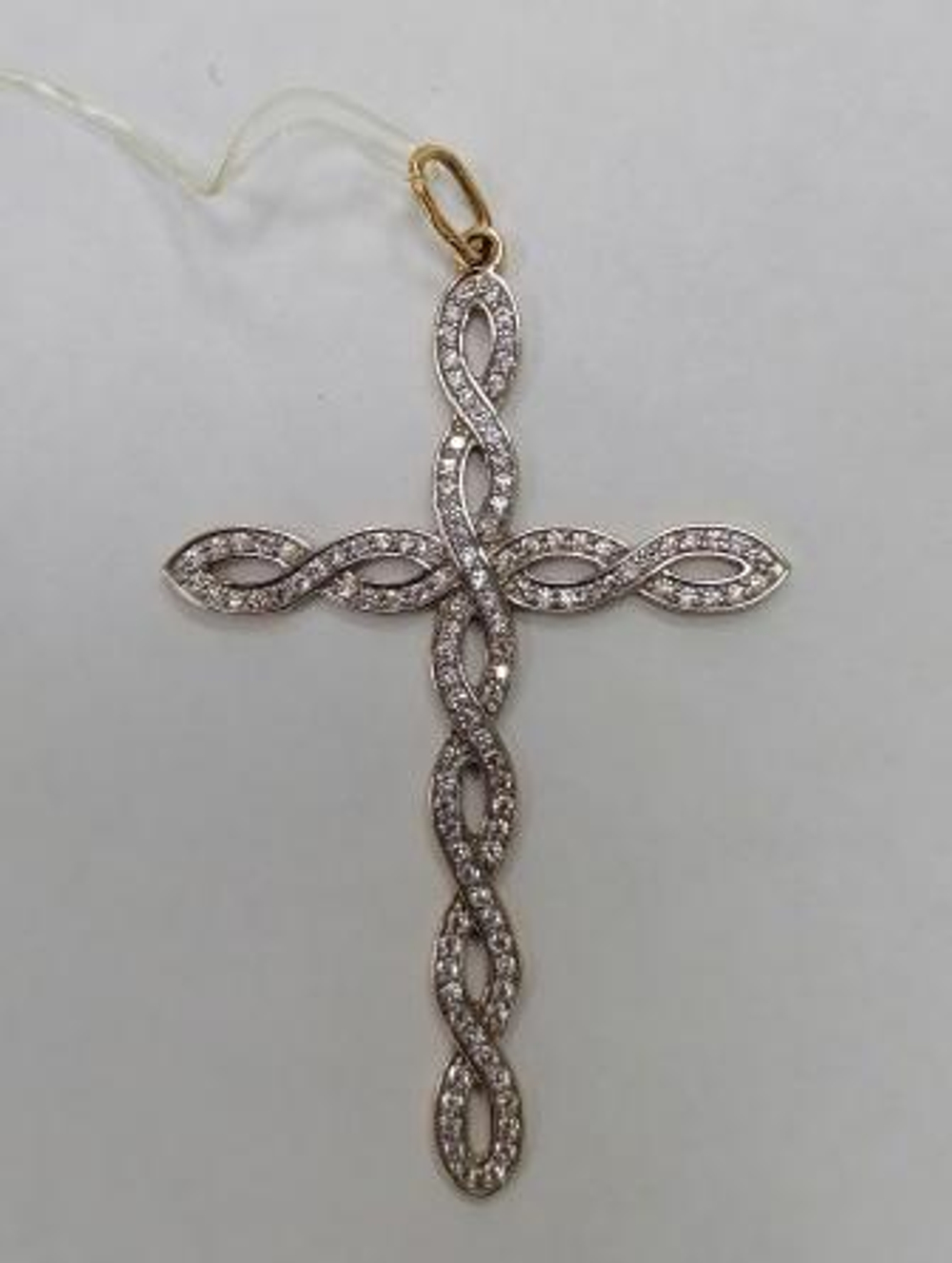 Подвеска из золота с фианитами