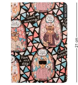 BM-21/1 Блокнот бол. «Богемные коты» (твердая обложка)