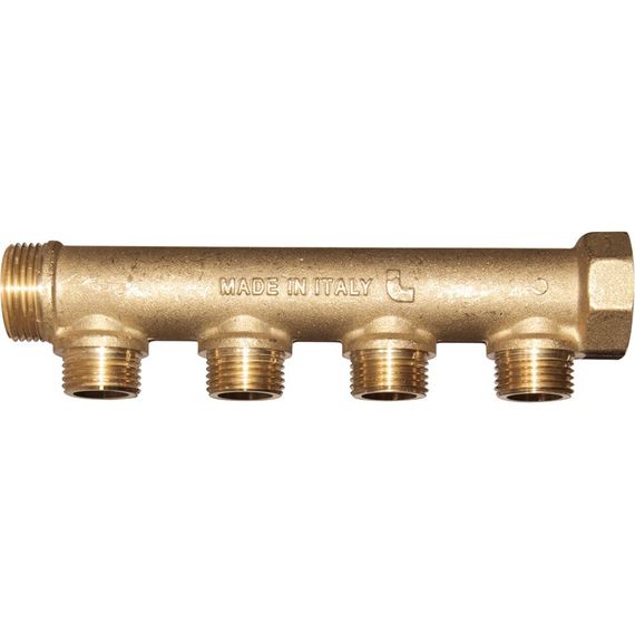 Коллектор сантехнический Giacomini 1 x 3/4E /4, R580CY054 — (1)