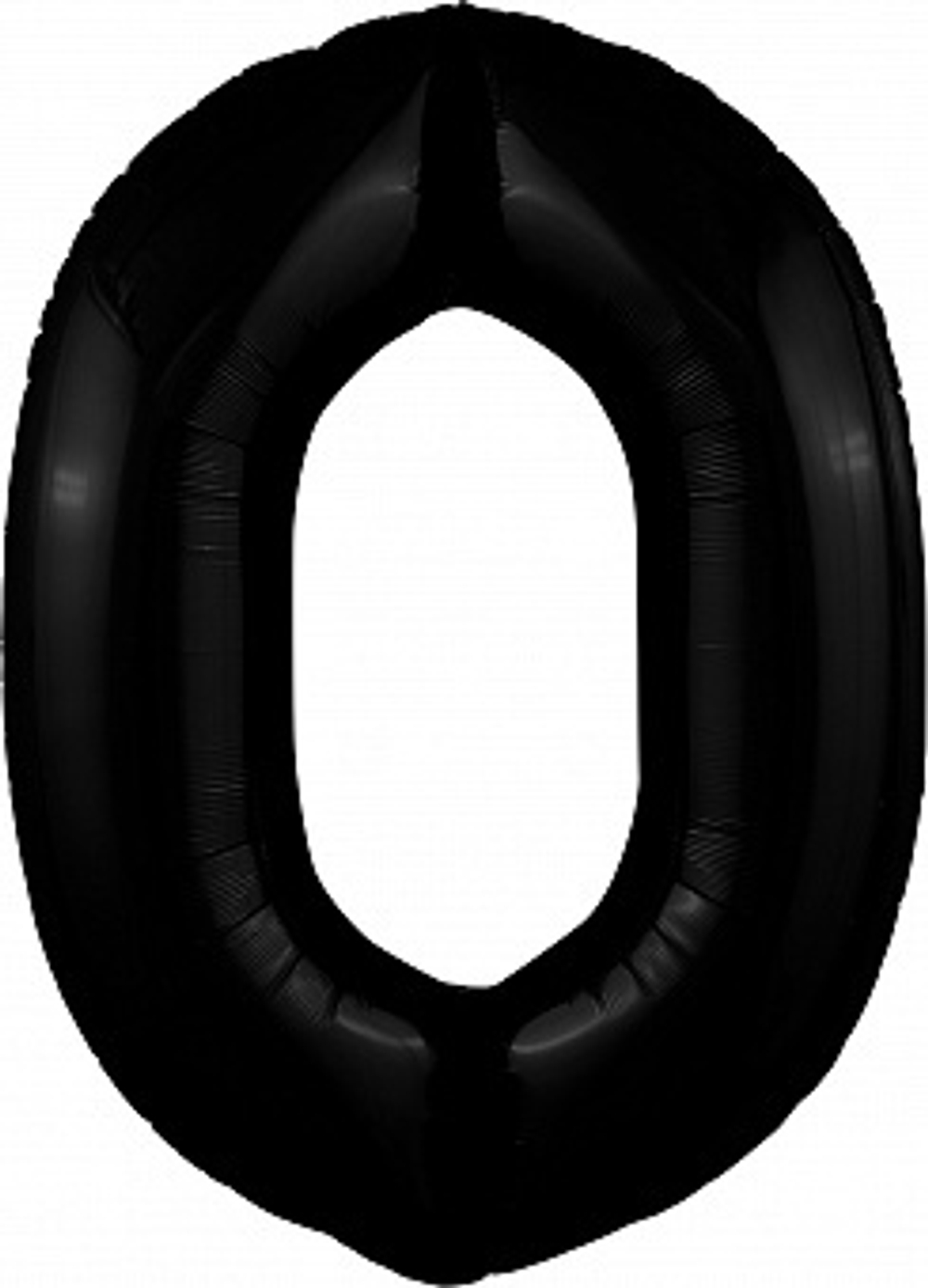 Р Цифра 0 Slim Черный (40''/102 см)
