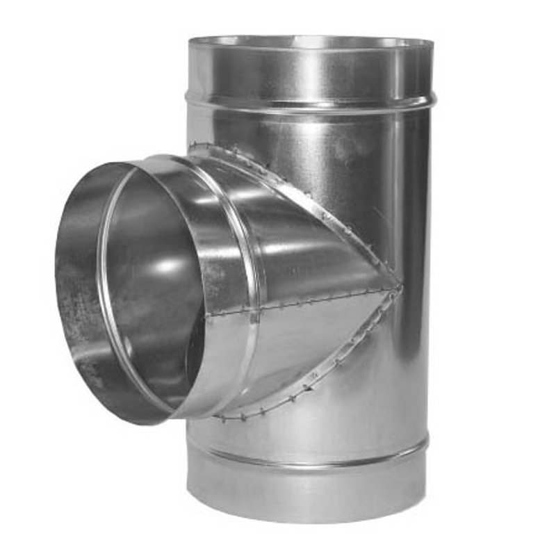 Тройник оцинкованный 90° d=250