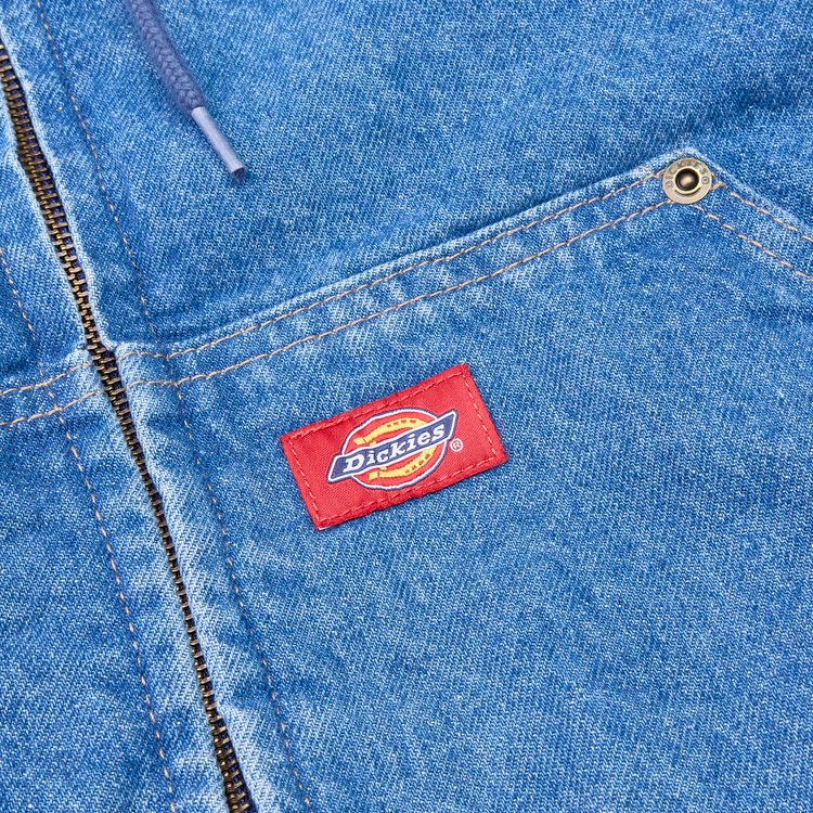 Куртка мужская Dickies Hooded Denim Jacket артикул:DK0A89FBCLB1 - купить в магазине Дайс