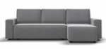 Угловой диван Норд Велюр Монолит сталь