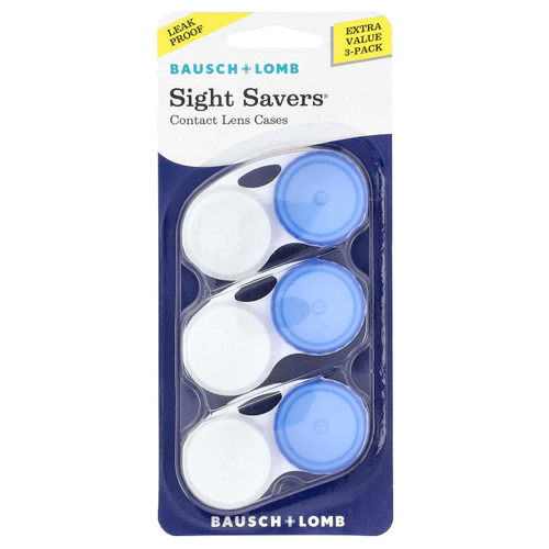Sight Savers, чехлы для контактных линз, 3 шт