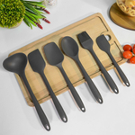Набор кухонных принадлежностей 6 предметов, силикон армированный, 7415