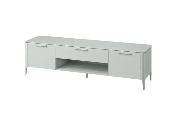 Тумба Type oak под ТВ ширина 200 см (светло-серый)