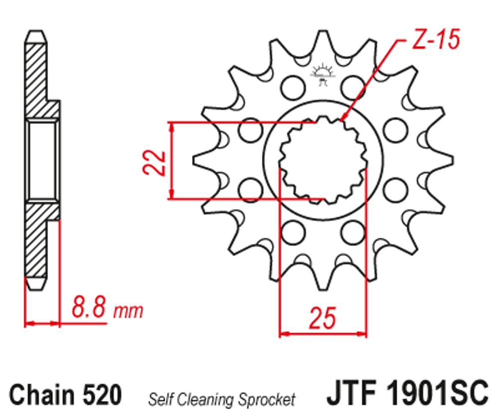 Звезда JTF1901.15SC