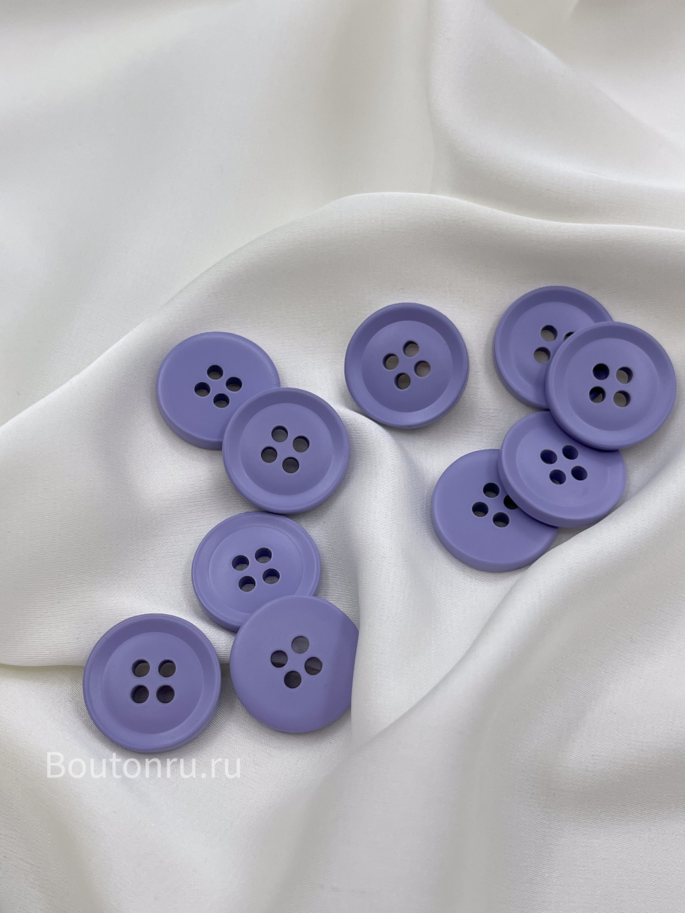 Пуговицы на прокол16 фиолетовые