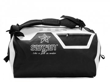 Гермо-Сумка-Рюкзак Sargan Прогрессор-80 герметичная молния 100%, вкладыш 80 л черно-белая