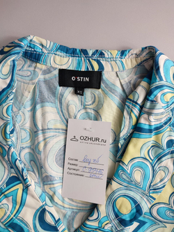 Блузка Ostin хлопковая яркая 44 размер