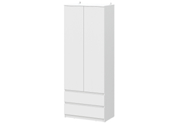 Шкаф двухстворчатый «Денвер» Белый