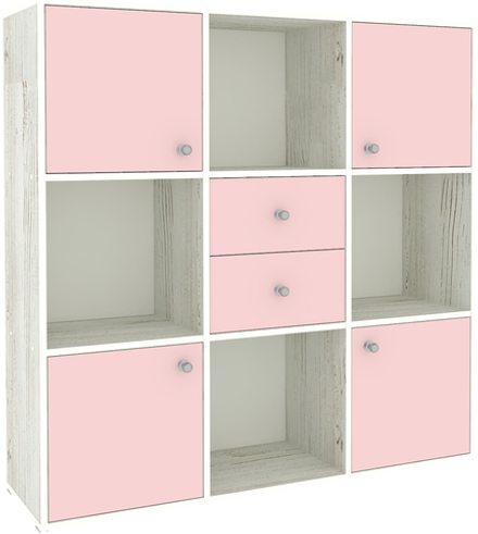 Стеллаж КарИВи Джери Винтерберг Розовый