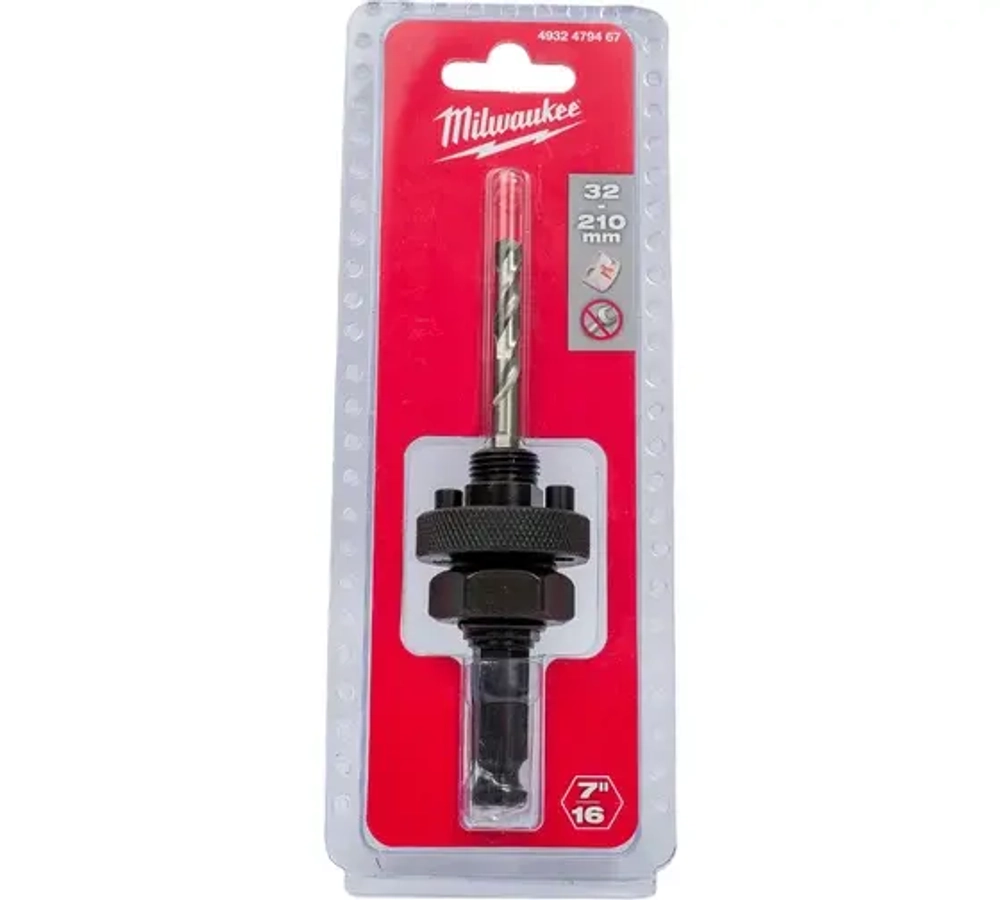 Хвостовик для коронок 32-210 5/8"x18 хвостовик Hex 7/16" (1шт.)