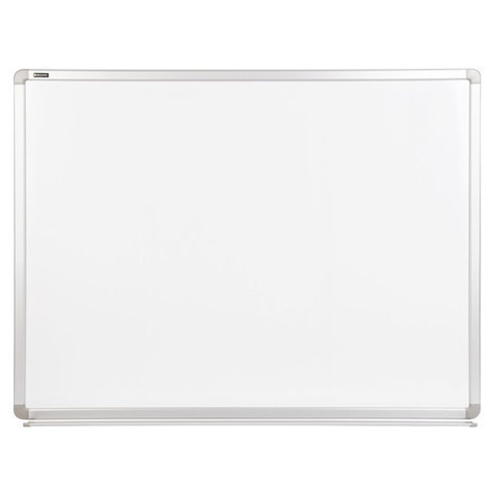 Доска магнитно-маркерная 90х120 см, улучшенная алюминиевая рамка, ГАРАНТИЯ 10 ЛЕТ, BRAUBERG Premium, 231715