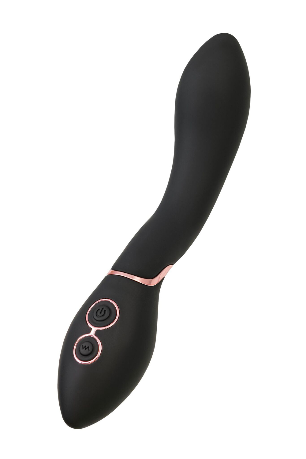 Черный силиконовый вибратор Torrent - 20,5 см. (Цвет: черный)