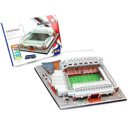 3D Пазл-конструктор Стадион Энфилд, Ливерпуль, 130 деталей, из пенокартона, для сборки и игры, подарок мальчику